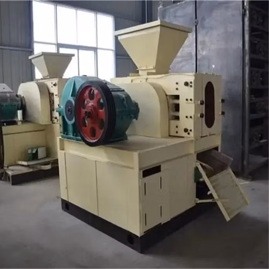 Carbon Powder Ball Press High Pressure Twin Roll Desulfurization Gypsum Forming Briquette Making Equipment Flue Ash Dedusting Ash Ball Press Machine