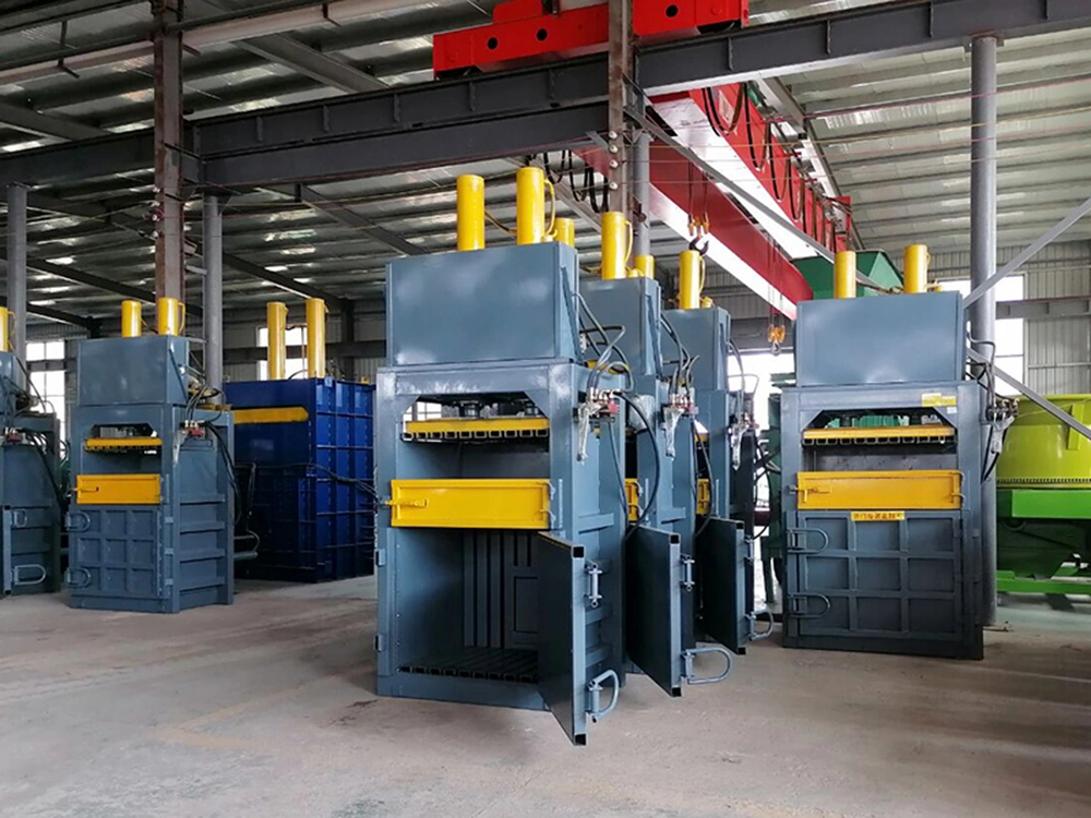 CE Approved Waste Tyre Baling Machine /Cardboard Plastic Bottle Press Baler