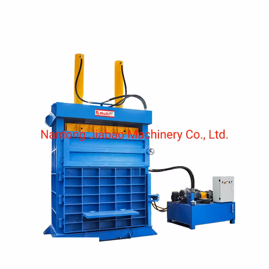 Enfardadeira hidráulica vertical de pneus com certificação CE de venda direta da fábrica da marca Jewel